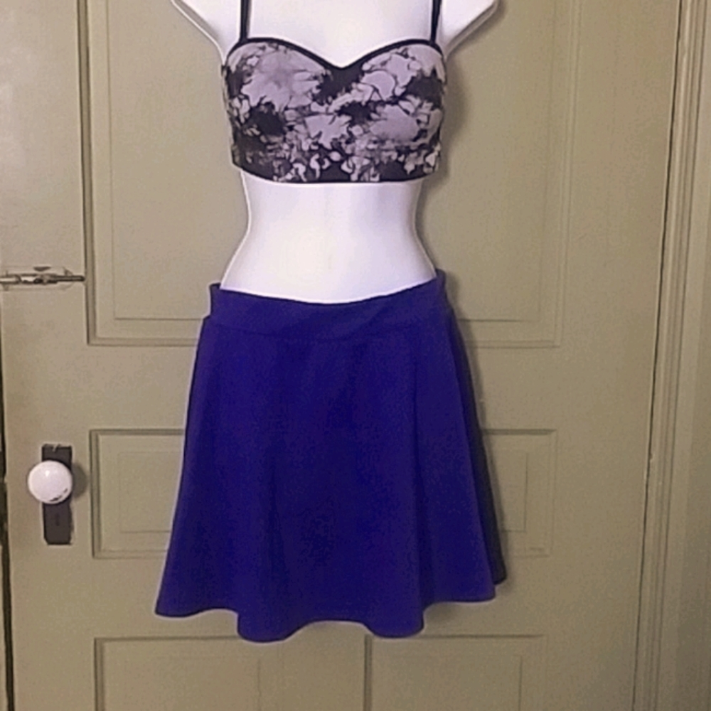 Deep Blue Skirt